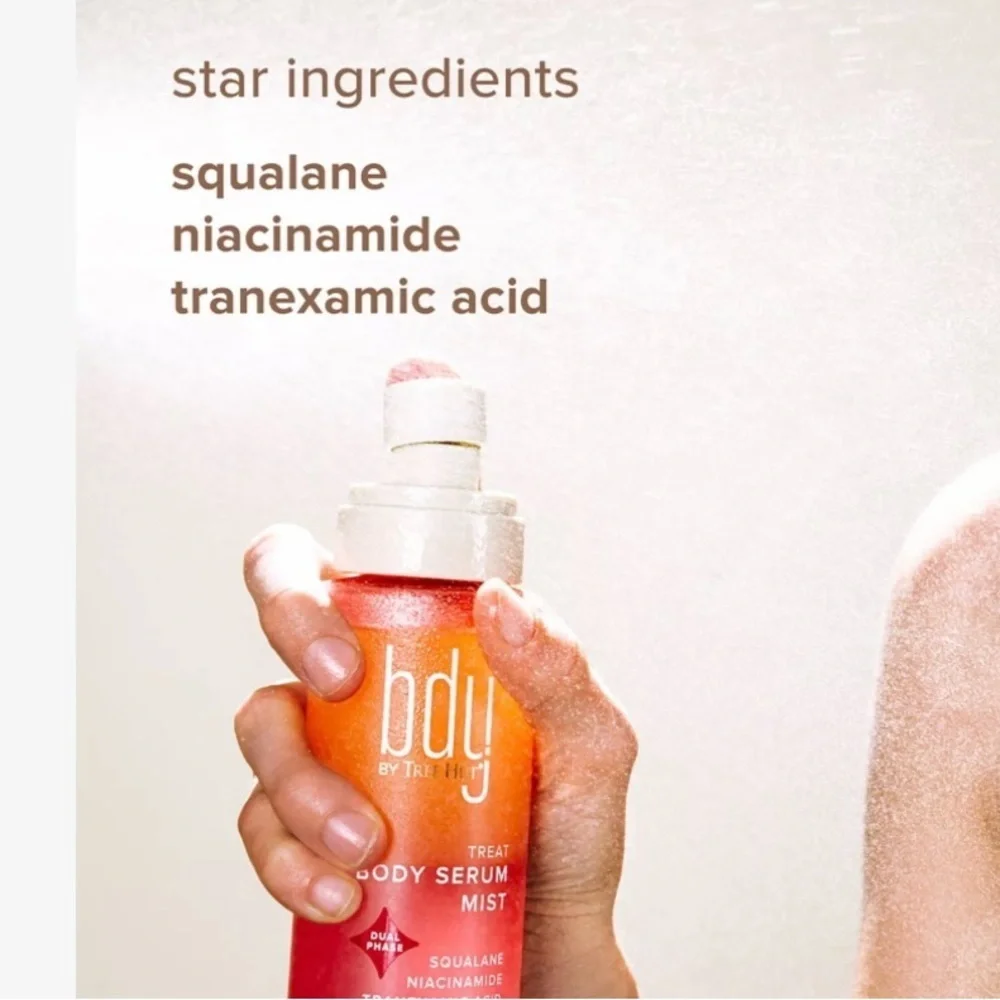 BDY by Tree Hut Body Serum Mist New